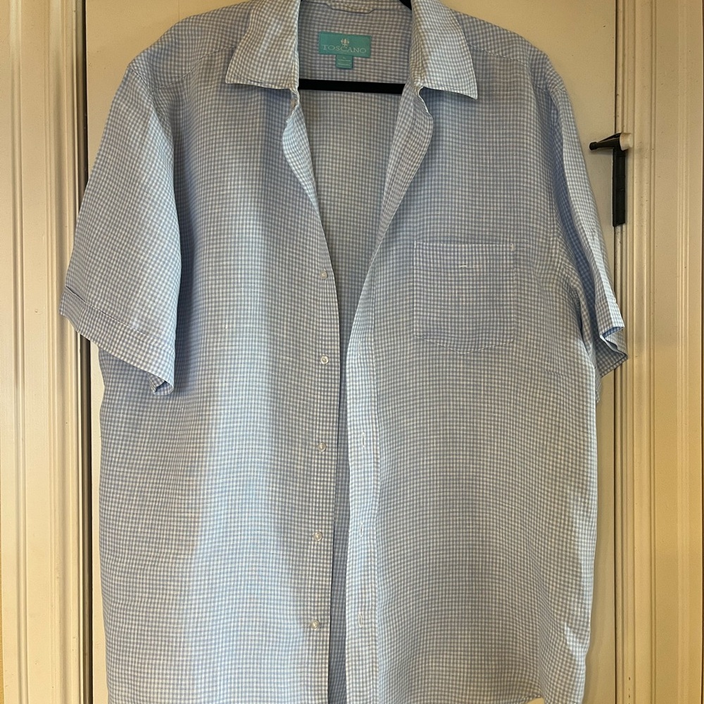 Erbario Toscano Blue Casual Button Down Shirt